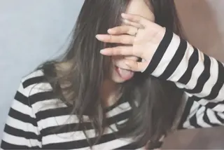 セミロング ロング カラー 松田 由貴のヘアスタイル