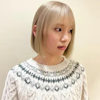 ミディアム カラー 🥃まろやかカラー/ ボブ🥃yujiroのヘアスタイル