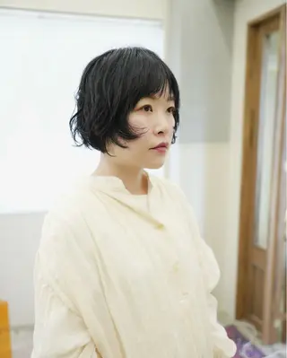ショート パーマ イトウ ヒロヤのヘアスタイル