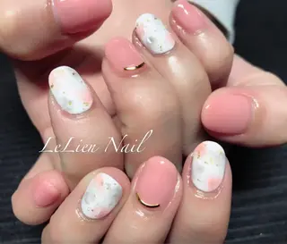 ネイル モチの良さ◉ フィルインネイル♡のネイルデザイン