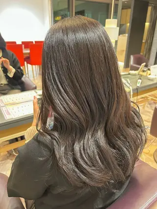 セミロング カラー 加藤 千穂のヘアスタイル