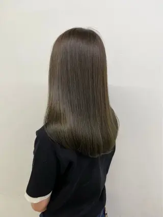 ミディアム カラー ヘアアレンジ 💕上野美容師☁ ブリーチ💖サワのヘアスタイル