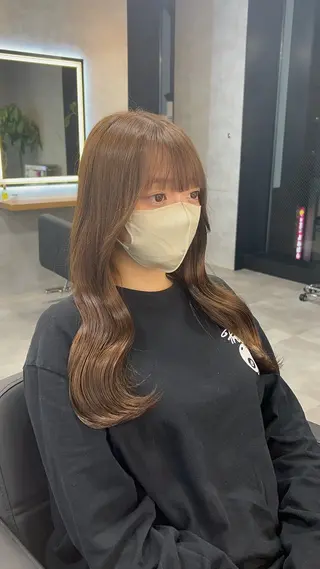 セミロング カラー ヘアアレンジ ブリーチなしの達人 🌈KAITOのヘアスタイル