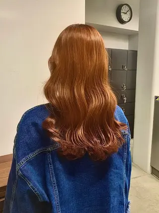 セミロング 御器所／髪質 改善カラー／まりえのヘアスタイル