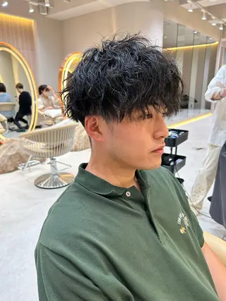 パーマ メンズ 大人メンズパーマ メンズ特化 萱原大幹のヘアスタイル