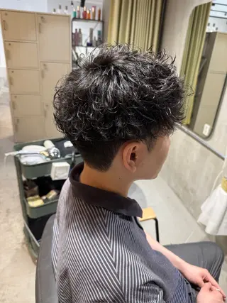 ショート パーマ メンズ メンズカットパーマ ✂️ JOYAのヘアスタイル