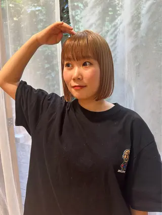 ショート カラー ボブ/ショート 吉田竣のヘアスタイル