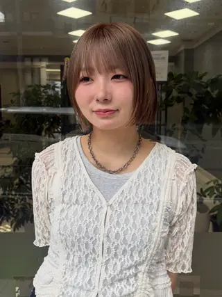 ショート カラー インナーカラー/ ブリーチ/ことねのヘアスタイル