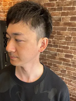 ショート カラー パーマ ヘアアレンジ メンズ キッズ ネイル マツエク・マツパ アイブロウ 久木原 ゆりのヘアスタイル