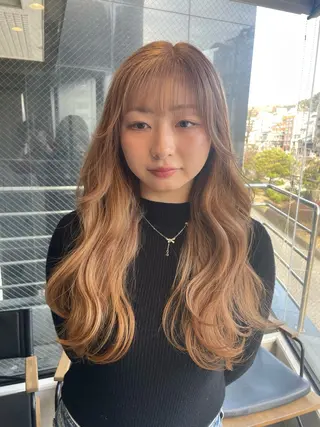 ロング 山浦司颯/ カラー/レイヤーのヘアスタイル