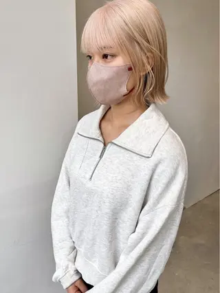 ミディアム カラー ill副店長 立和田純也のヘアスタイル