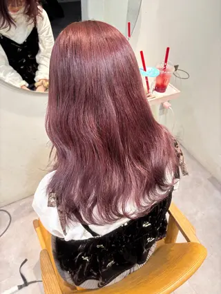 セミロング カラー roka ʜᴀʀᴜᴋᴀのヘアスタイル