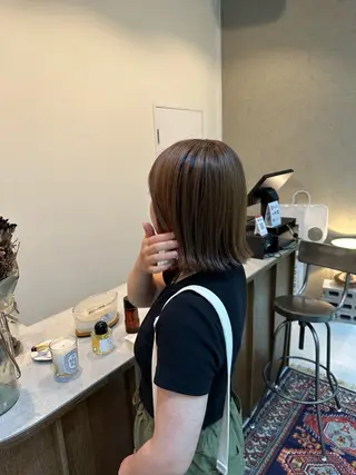 ミディアム カラー Shiro RENのヘアスタイル