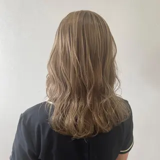 セミロング 西尾美容室libuR Ryokaのヘアスタイル
