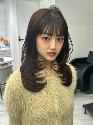 ロング カラー オールマイティ美容師 💋𝑨𝑵𝑵𝑨のヘアスタイル