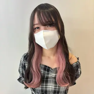 ロング カラー Ren. 🦋デザインカラーのヘアスタイル