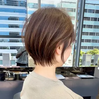 ショート ショート上手い人/ 銀座/なかじのヘアスタイル