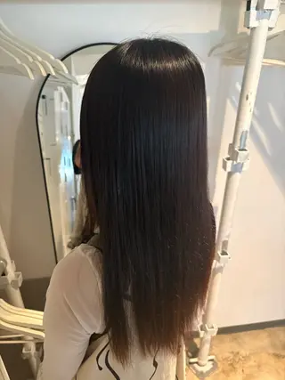 ロング カラー ナチュラルカラー/ ハイトーン AMIのヘアスタイル