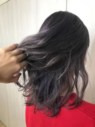 ミディアム カラー ヘアアレンジ 松井 敬太郎のヘアスタイル