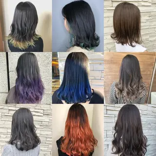 ロング カラー パーマ メンズ ナチュラルスタイル/ 透明感カラー/比嘉のヘアスタイル