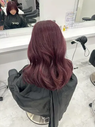 カラー うる艶かわいい🫧 夏の透明感🍨のヘアスタイル
