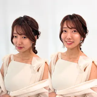 ロング カラー ヘアアレンジ Endearing 銀座/レイヤーカットのヘアスタイル