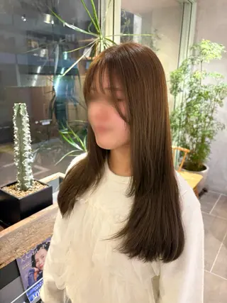 カラー 🪐natural color🌼チサのヘアスタイル