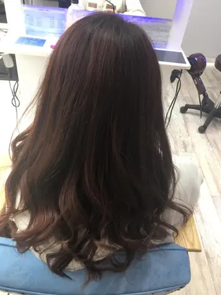 ロング カラー 白井 つづりのヘアスタイル