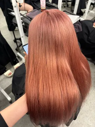 カラー ブリーチあり·なし ツヤカラー/maiのヘアスタイル