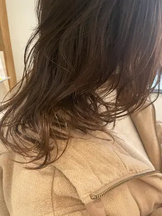 セミロング パーマ EIGHT MAYUのヘアスタイル