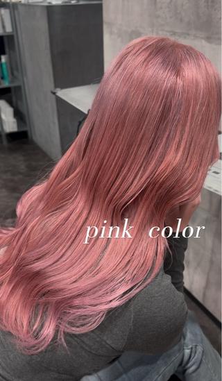 ロング カラー 五味 亜有里のヘアスタイル