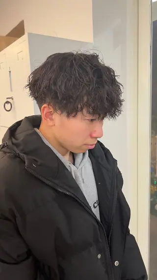 パーマ メンズ 🔥メンズ特化🔥 永瀬椋のヘアスタイル