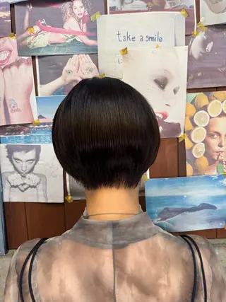 ショート 佐藤 百葉のヘアスタイル