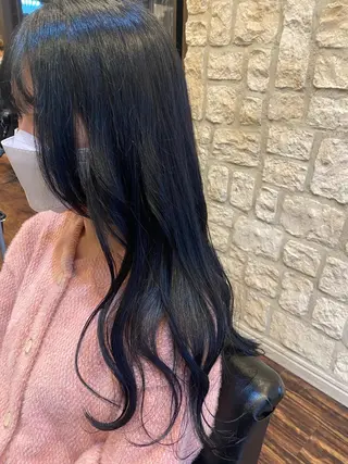 ロング カラー ブリーチカラー⸜♡⸝ クルミ🐍のヘアスタイル