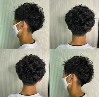 パーマ メンズ 【育休中】EARTH 荒井店HARUNAのヘアスタイル
