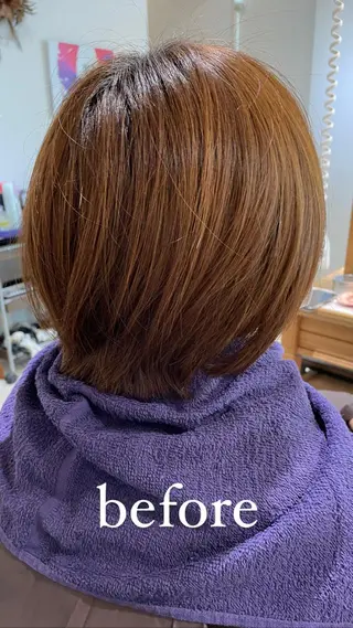 ショート カラー 過去一の柔髪ヘア 🌿einshairのヘアスタイル