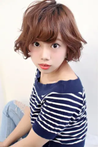 ショート ナチュラルスタイル/ 透明感カラー/比嘉のヘアスタイル