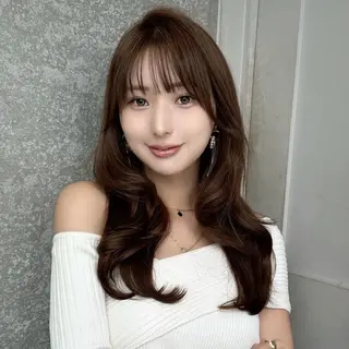 ロング ヘアアレンジ 🍑艶髪/艶カラー 🍑MOMOKA🍑のヘアスタイル