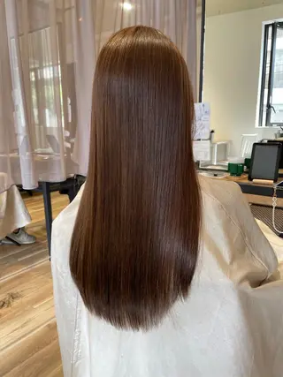 ロング カラー ツチイ リョウタのヘアスタイル