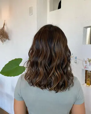 ミディアム カラー 🌸小掛🌸 豊橋外国人風カラーのヘアスタイル
