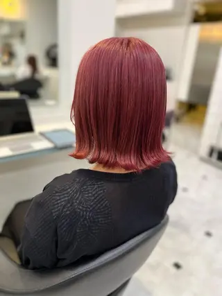 ミディアム カラー ヘアアレンジ 愛されカラー🩷 はるなのヘアスタイル