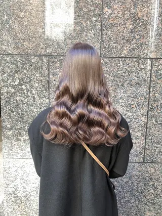 ロング カラー 縮毛矯正/ 髪質改善/浅見拓哉のヘアスタイル