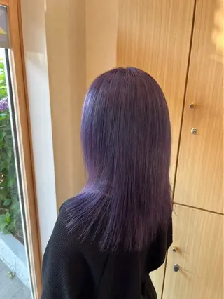 カラー ブリーチカラー HAZUKI🦖のヘアスタイル