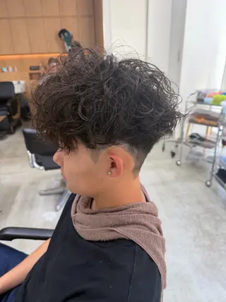 パーマ メンズ fifth天神 パーマ特化/石橋航海のヘアスタイル