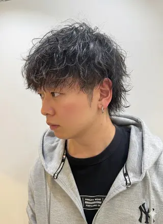 ショート パーマ Naya Takumaのヘアスタイル
