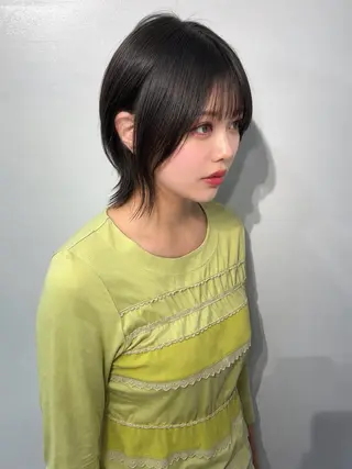 ミディアム ボブ/ミルクティー KOUGAのヘアスタイル