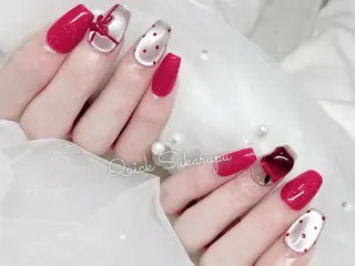 ミディアム Quick Sukarupuのネイルデザイン