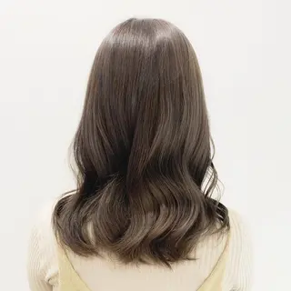 セミロング カラー 🍒暖色✖️レイヤー /Haruna🍒のヘアスタイル
