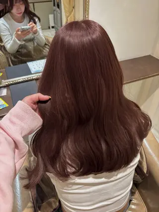 ロング カラー ふうか 心斎橋美容室のヘアスタイル