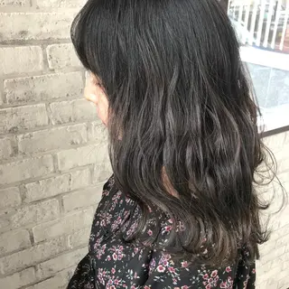 ミディアム カラー Oopsレイヤー 加藤澄都のヘアスタイル